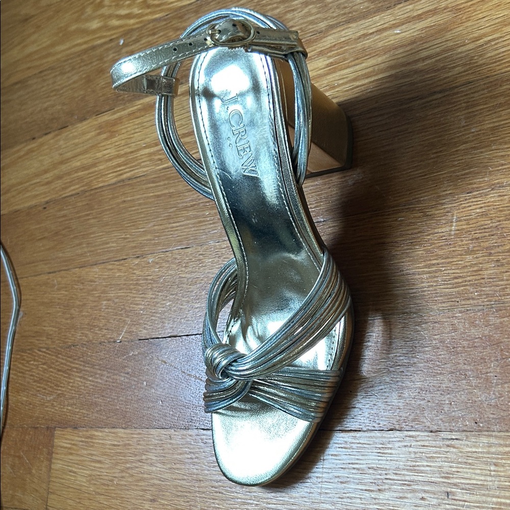 J. Crew Metallic Gold Women's Heels